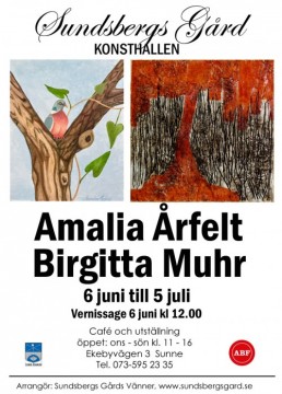 Amalia Årfelt och Birgitta Muhr