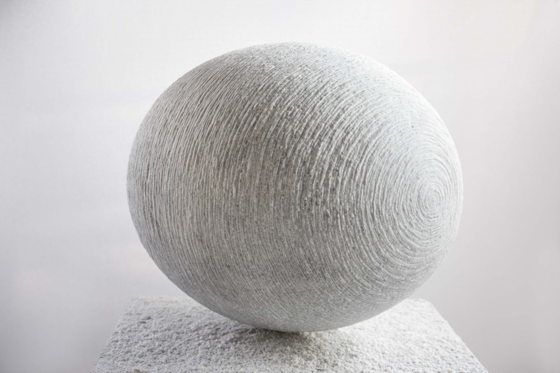 <h1><a href='/medlemmar/inger-sannes'>Inger Sannes</a></h1><h4>The Egg, 800 kg in white Carrara marble to a commission In Majorca, installed June 2017</h4>